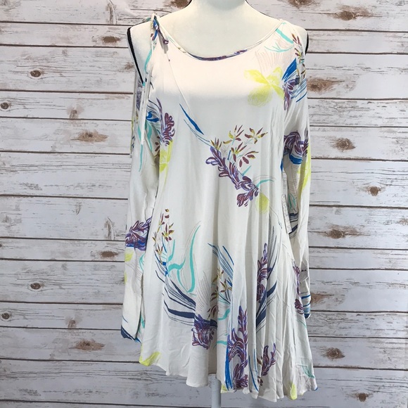 NWT Free People Floral Clear Skies Tunic Dress - Picture 3 of 8